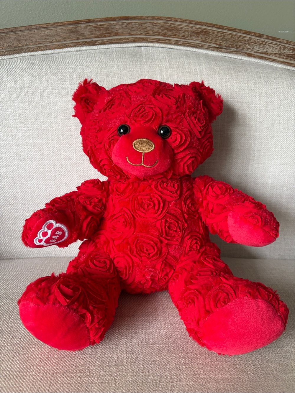 Build A Bear Workshop Red Roses Teddy Bear 14" BAB 2021